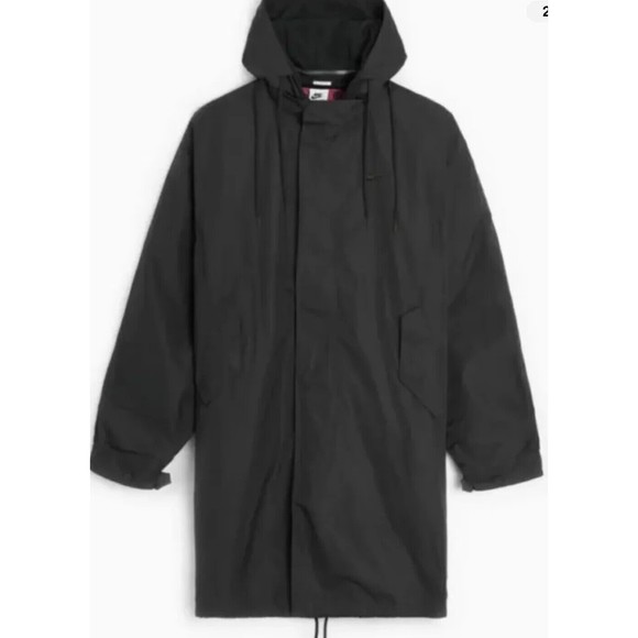 Nike Therma-Fit Oversized Parka 3-in-1 Jacket Size M Smoke Grey Pink DQ4926-070 - Picture 5 of 14